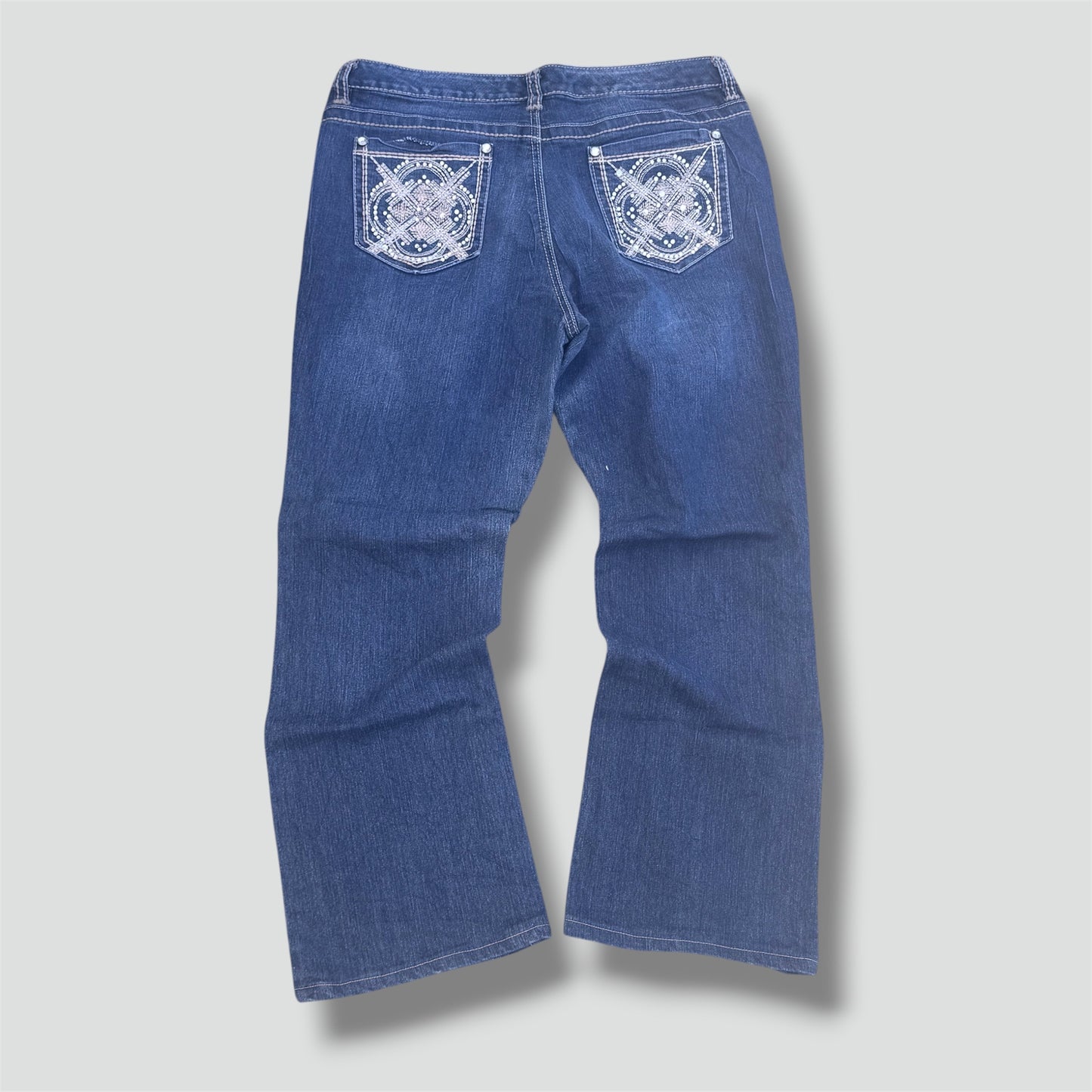 Nine West bootcut rhinestones y2k jeans