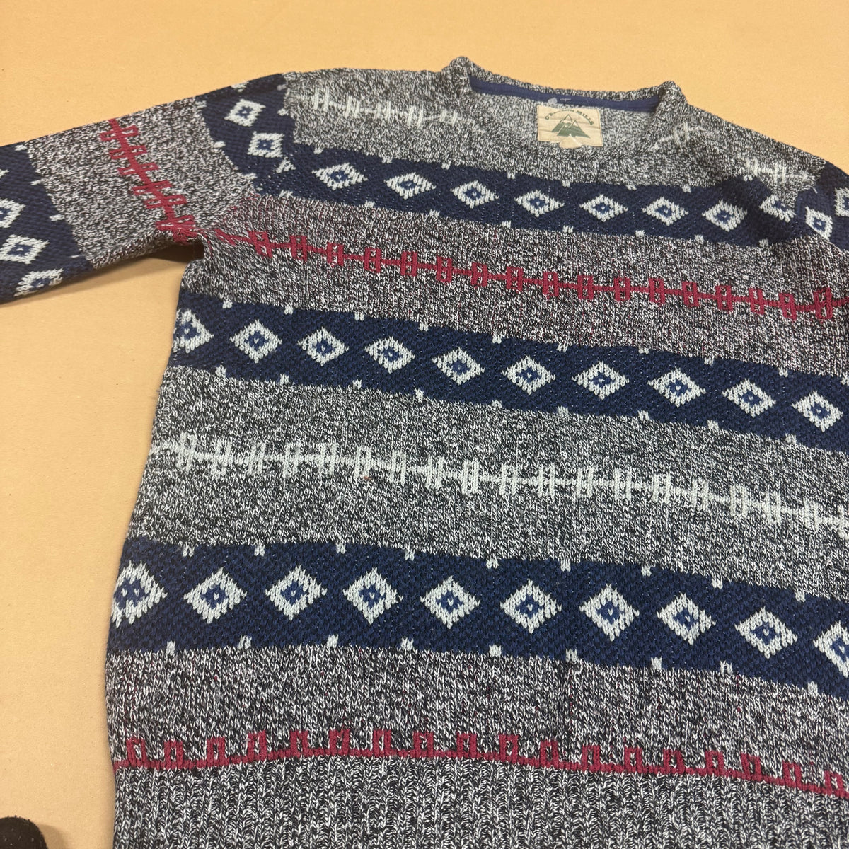 O'Hanlon Mills vintage knitted sweatshirt – Close-up 2