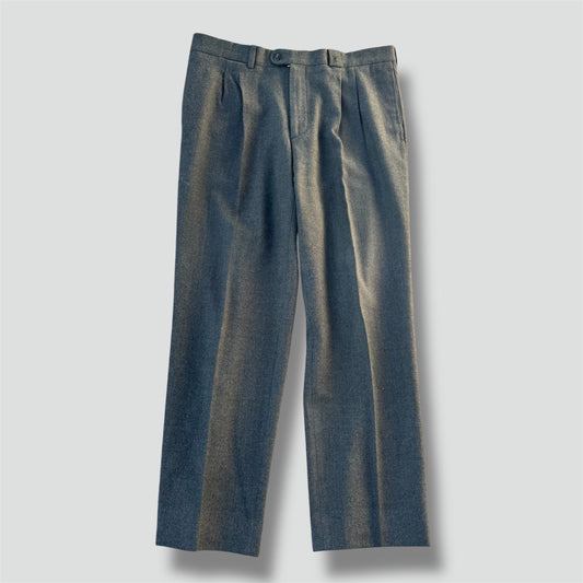 Paco Rabanne vintage grey wool dress pants