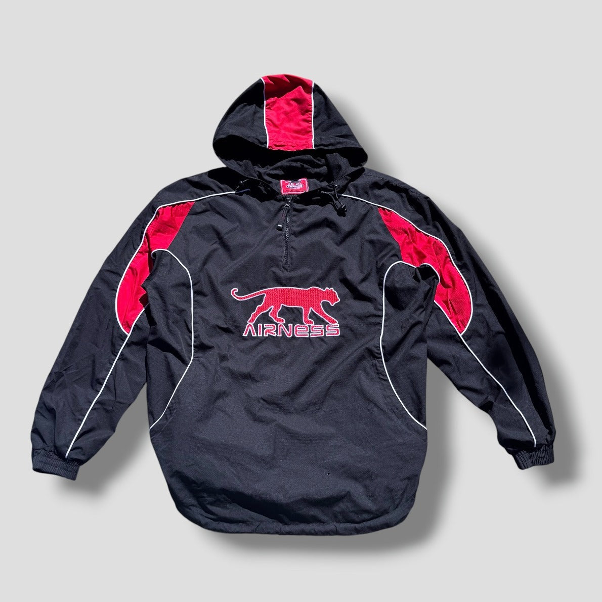 Airness streetwear 00s black raincoat