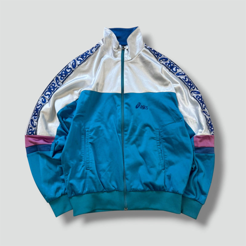 Sourced limited accessories and clothes Asics vintage colourful 90s track jacket – Secondhand Streetwear