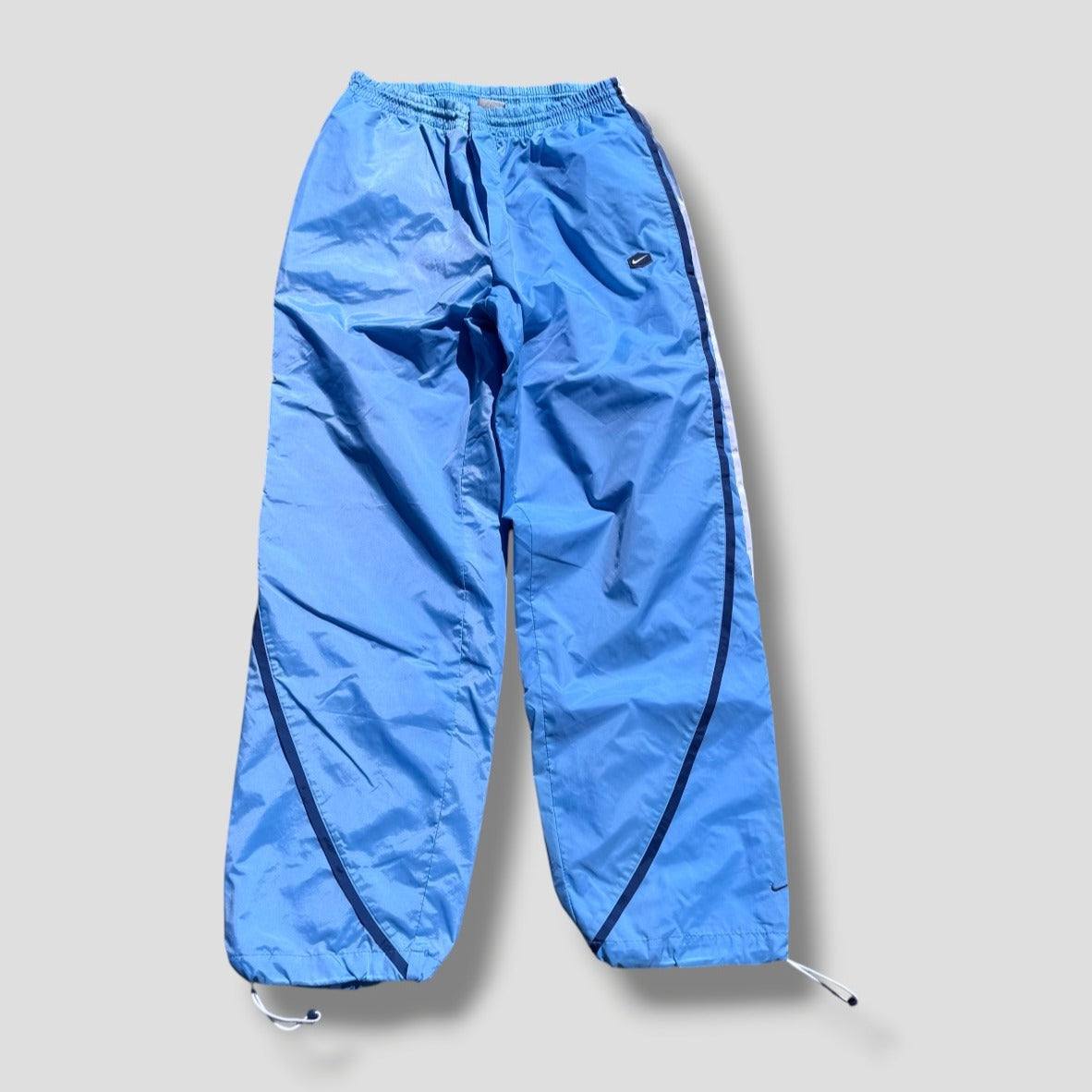 Nike baggy baby blue vintage track pants