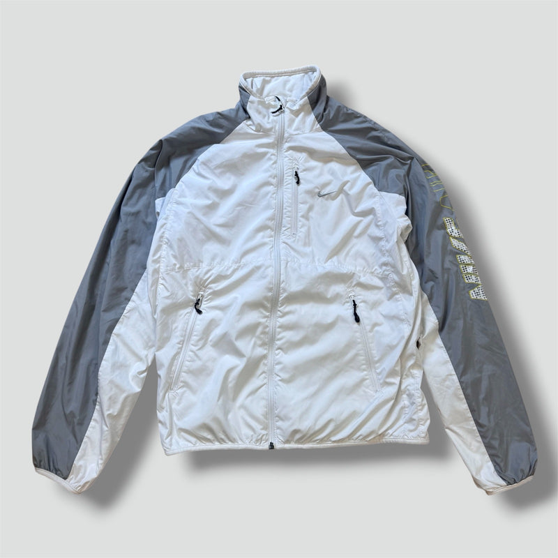 Sourced limited accessories and clothes Nike Air athletic white track jacket – Secondhand Streetwear