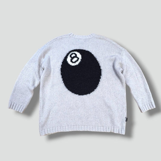 Stüssy 8 Ball knitted oversized sweatshirt