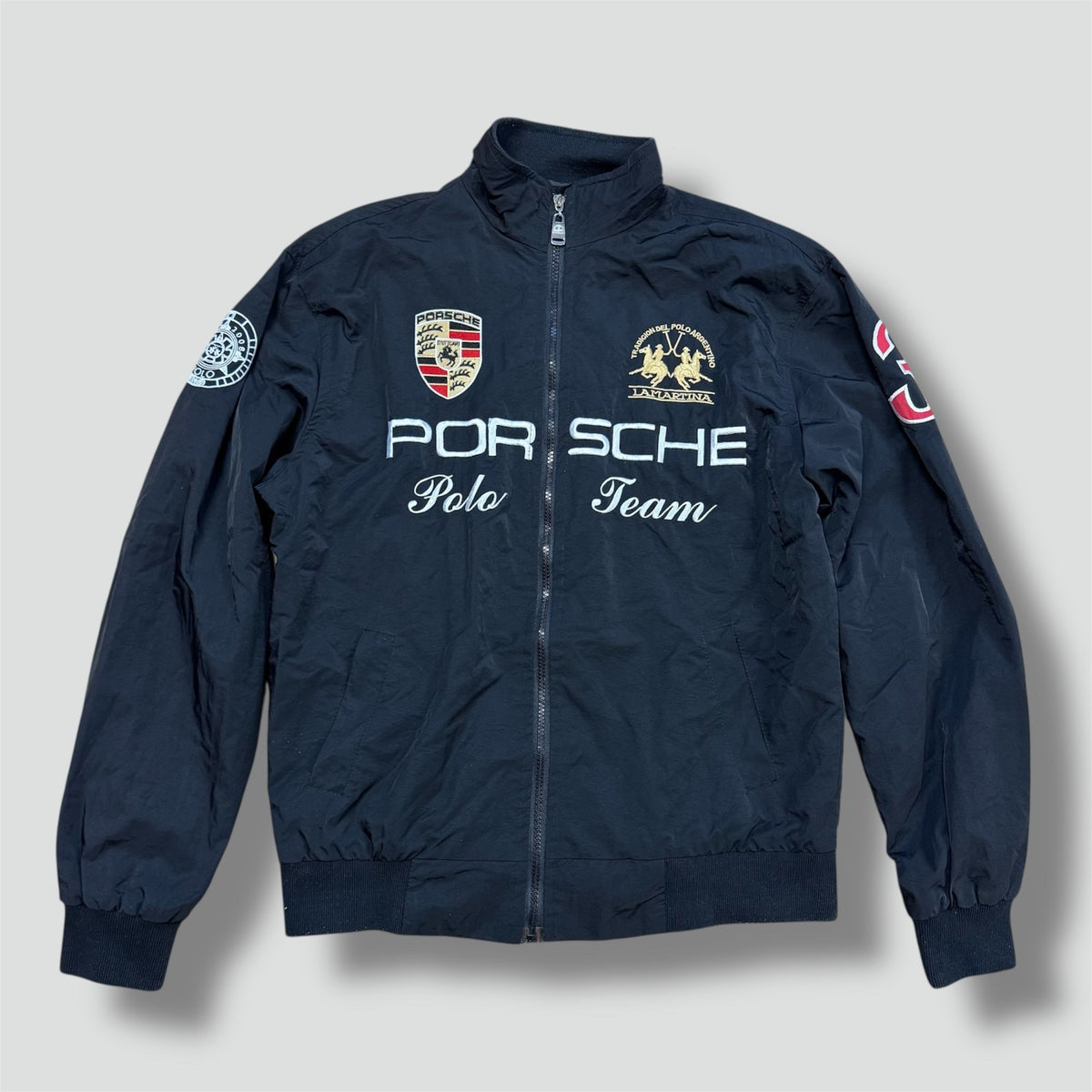 La Martina Porsche 2008 black rain jacket