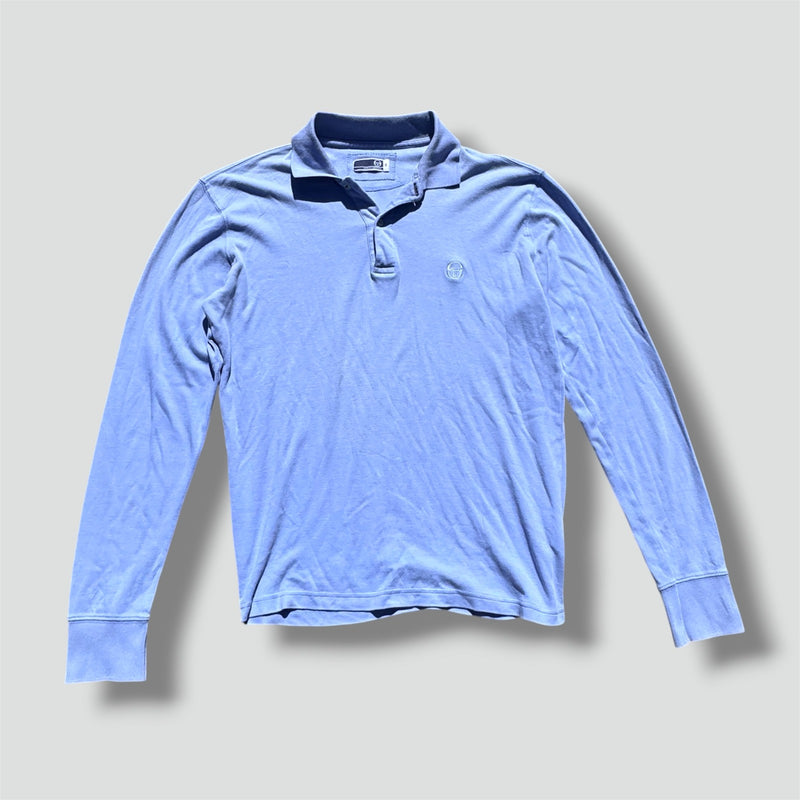 Sourced limited accessories and clothes Sergio Tacchini sky blue longsleeve polo shirt – Secondhand Streetwear