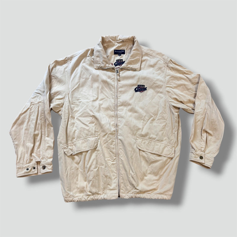 Sourced limited accessories and clothes University Hall by GANT beige Harrington jacket – Secondhand Streetwear