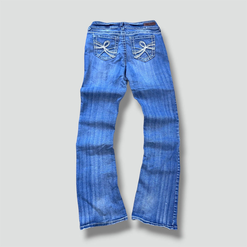 Sourced limited accessories and clothes Wallflower Y2K bootcut denim jeans – Secondhand Streetwear