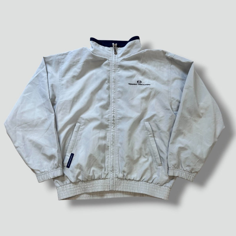 Sourced limited accessories and clothes Sergio Tacchini vintage grey track jacket – Secondhand Streetwear
