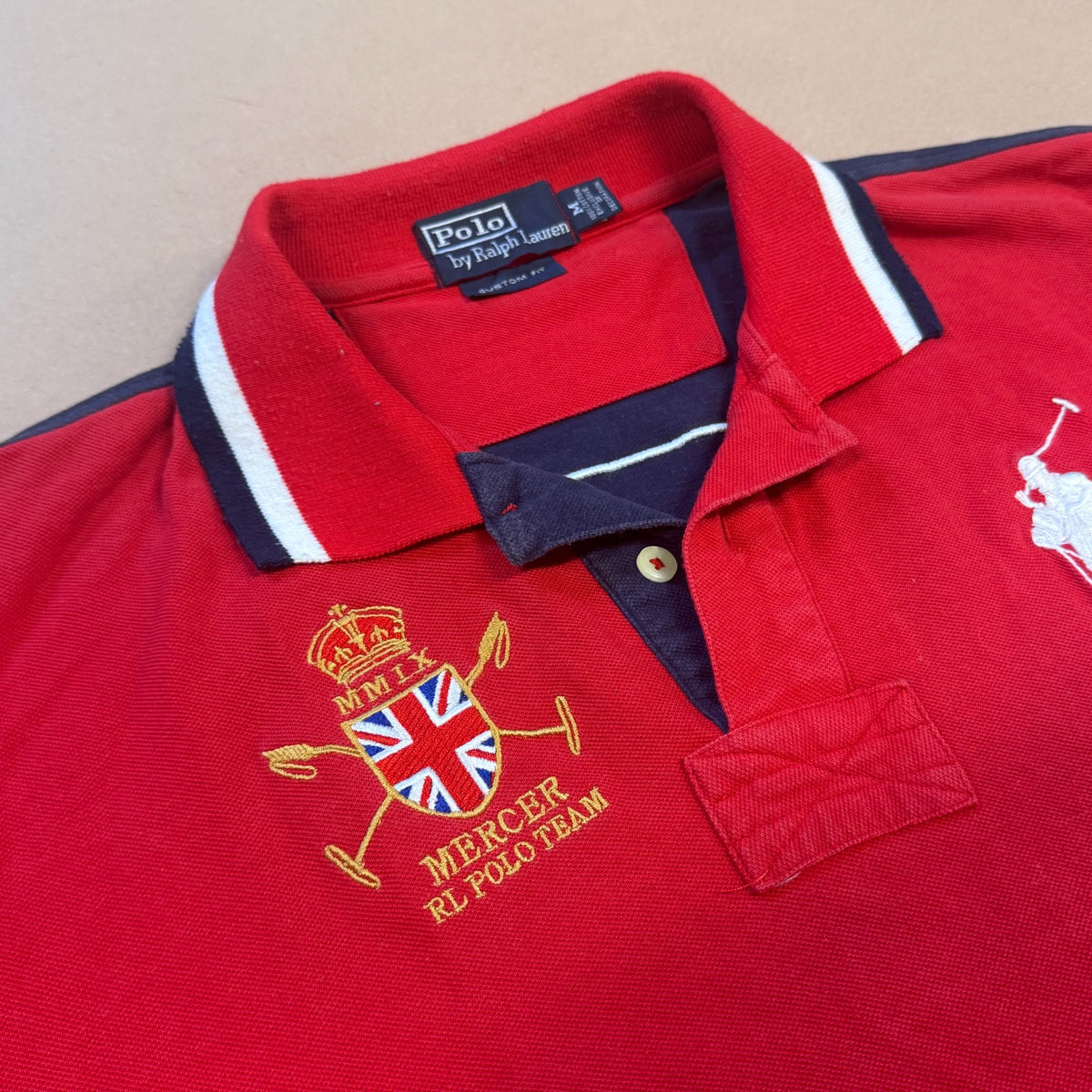 Ralph Lauren Mercer Polo red vintage shirt