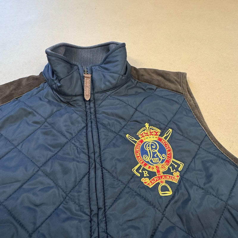 Detailansicht: Sourced limited accessories and clothes Ralph Lauren vintage women's riders vest – Logo, Nähte oder Material