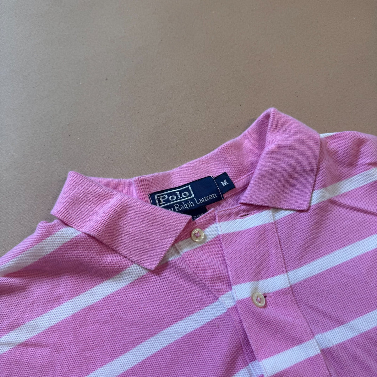 Polo Ralph Lauren pink striped vintage shirt