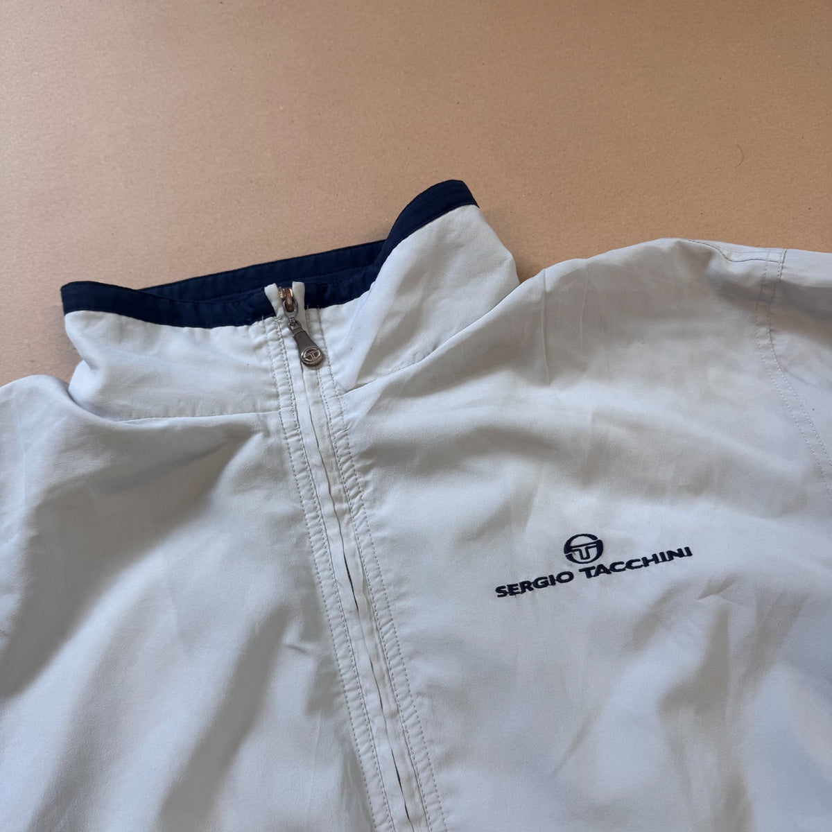 Sergio Tacchini vintage grey track jacket