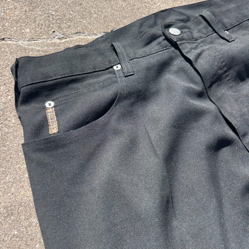 Detailansicht: Sourced limited accessories and clothes Giorgio Armani vintage black dress pant – Logo, Nähte oder Material
