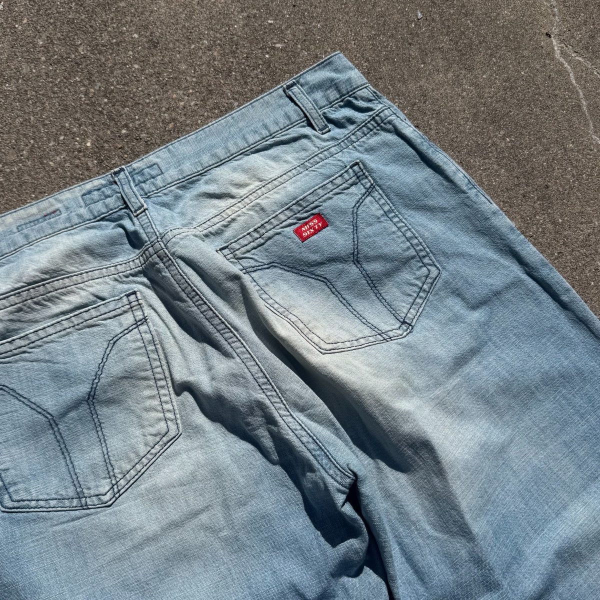 Miss Sixty wide leg Supertommy light jeans