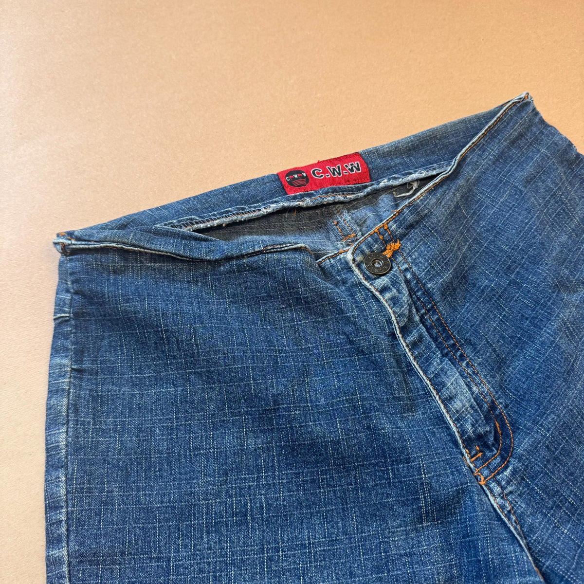 CKK Vintage leatherband bootcut jeans