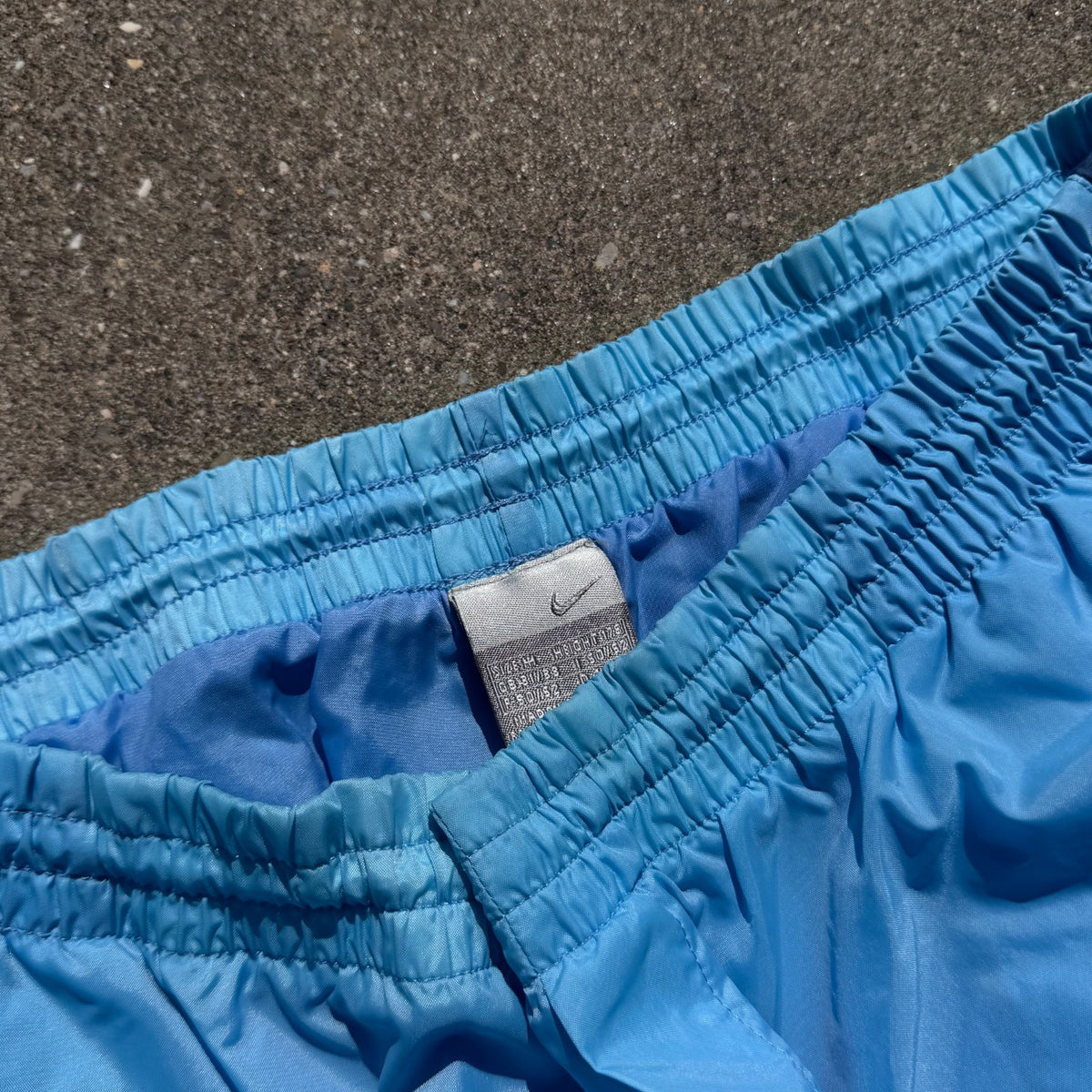 Nike baggy baby blue vintage track pants