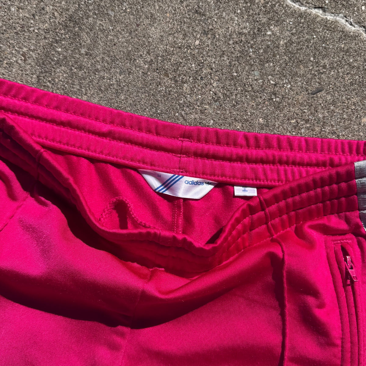 Adidas Y2K Firebird pink track pants
