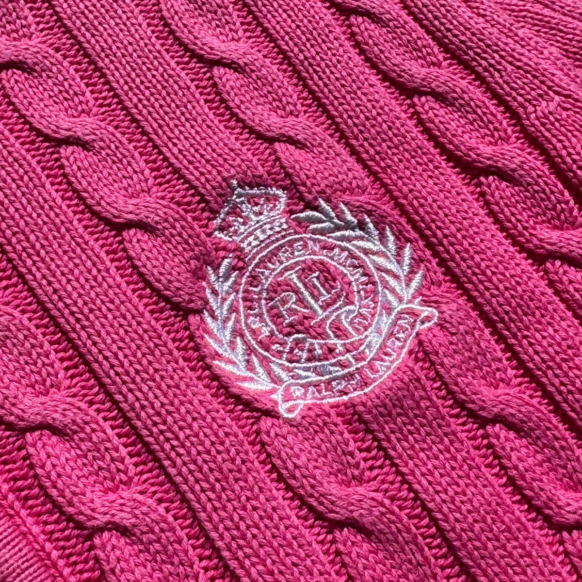 Lauren Sport Ralph Lauren pink knitted cardigan