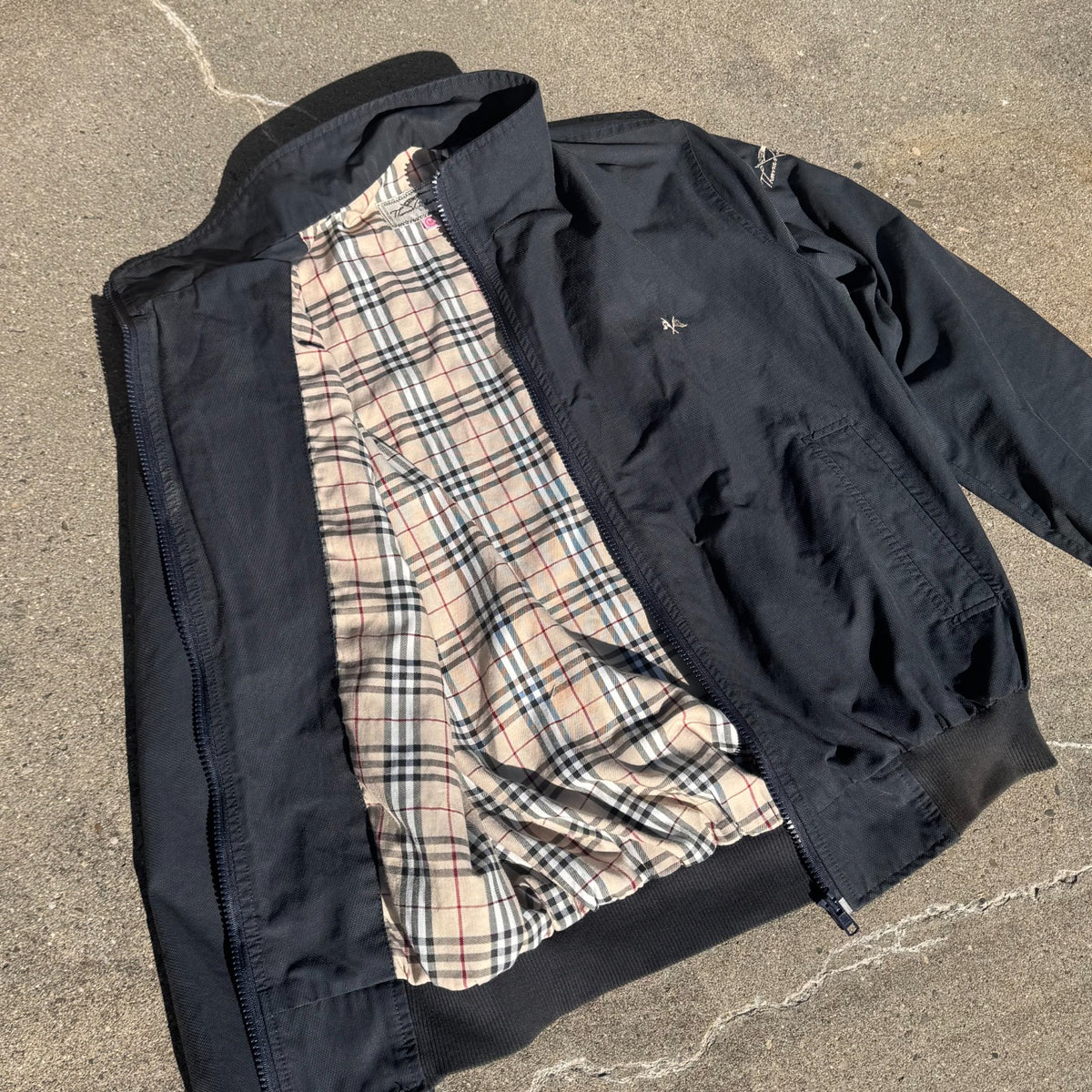 Thomas Burberry vintage Harrington jacket