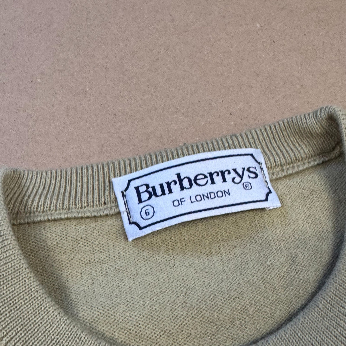 Burberry's of London vintage lambswool sweatshirt