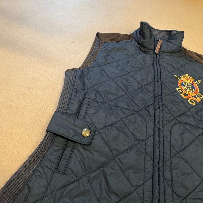 Detailansicht: Sourced limited accessories and clothes Ralph Lauren vintage women's riders vest – Logo, Nähte oder Material
