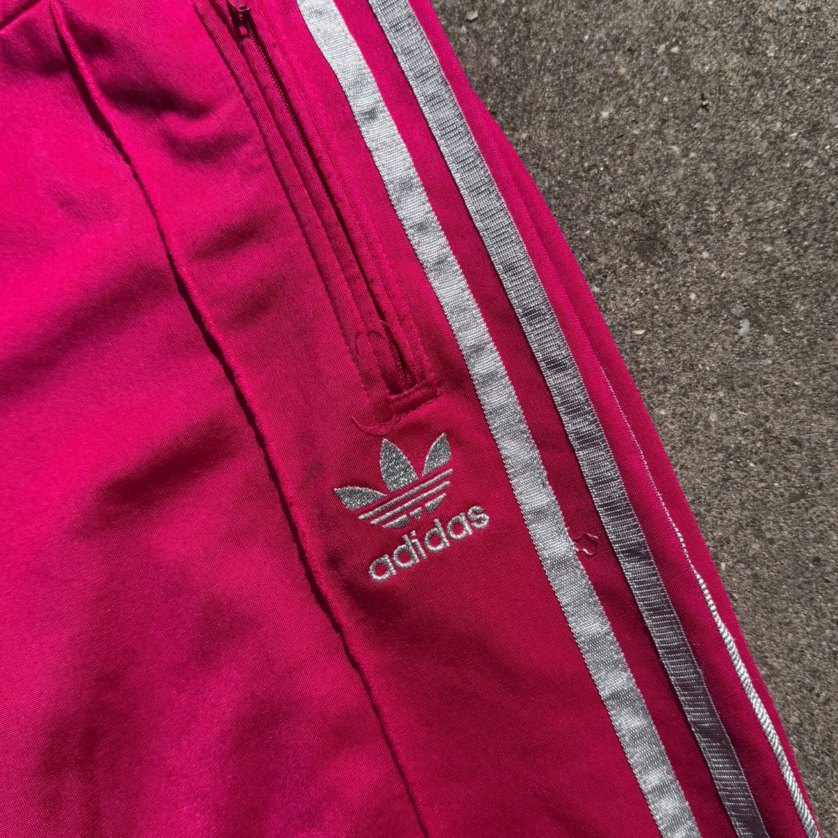 Adidas Y2K Firebird pink track pants