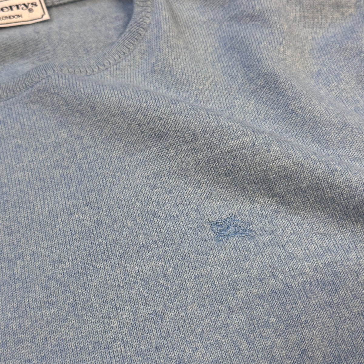 Burberry's of London vintage blue lambswool sweat