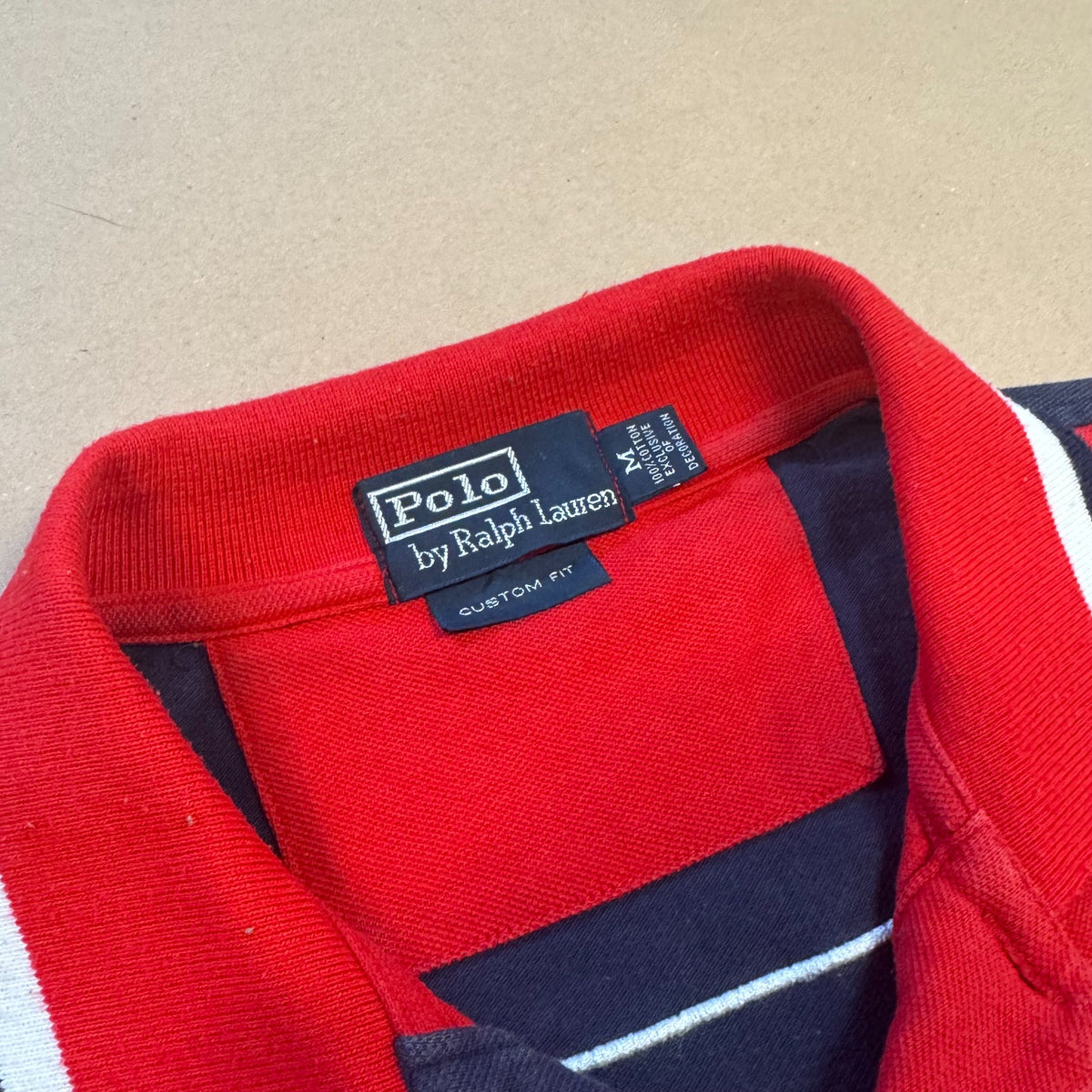 Ralph Lauren Mercer Polo red vintage shirt