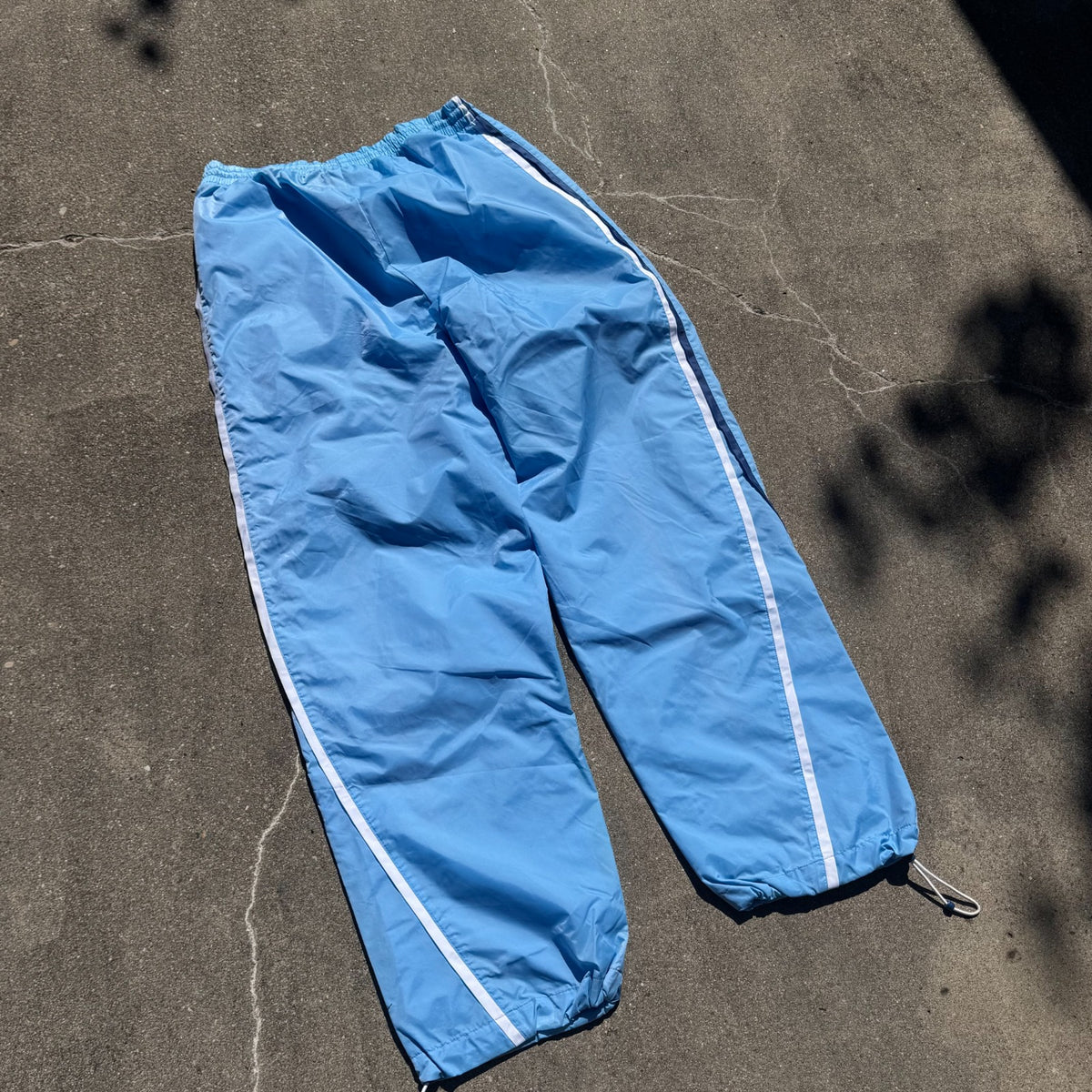 Nike baggy baby blue vintage track pants