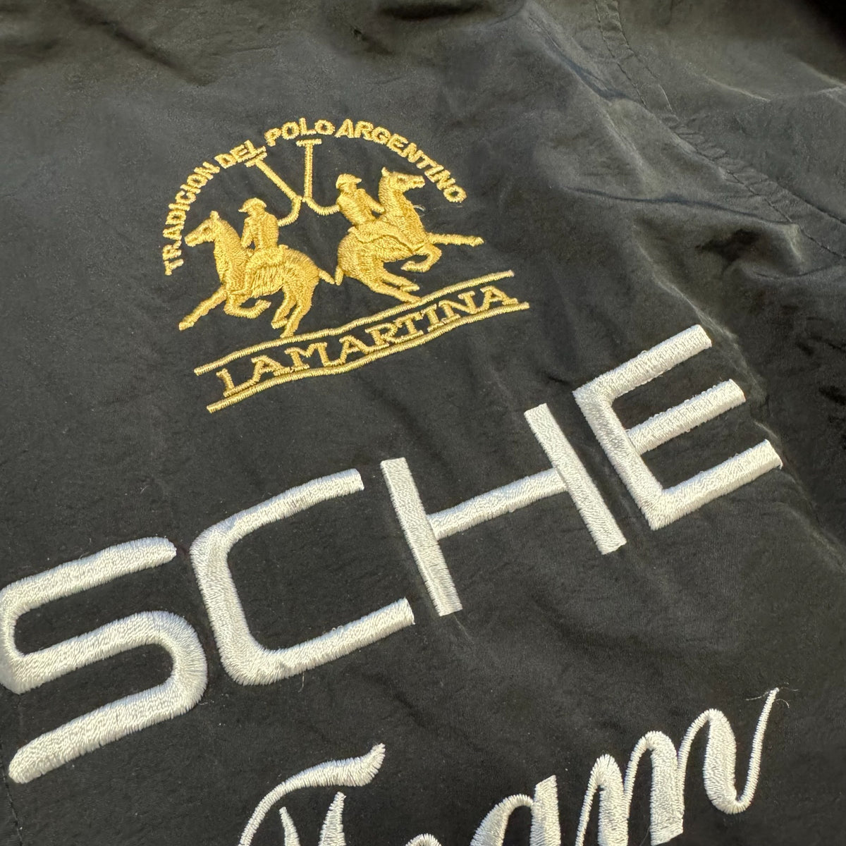 La Martina Porsche 2008 black rain jacket