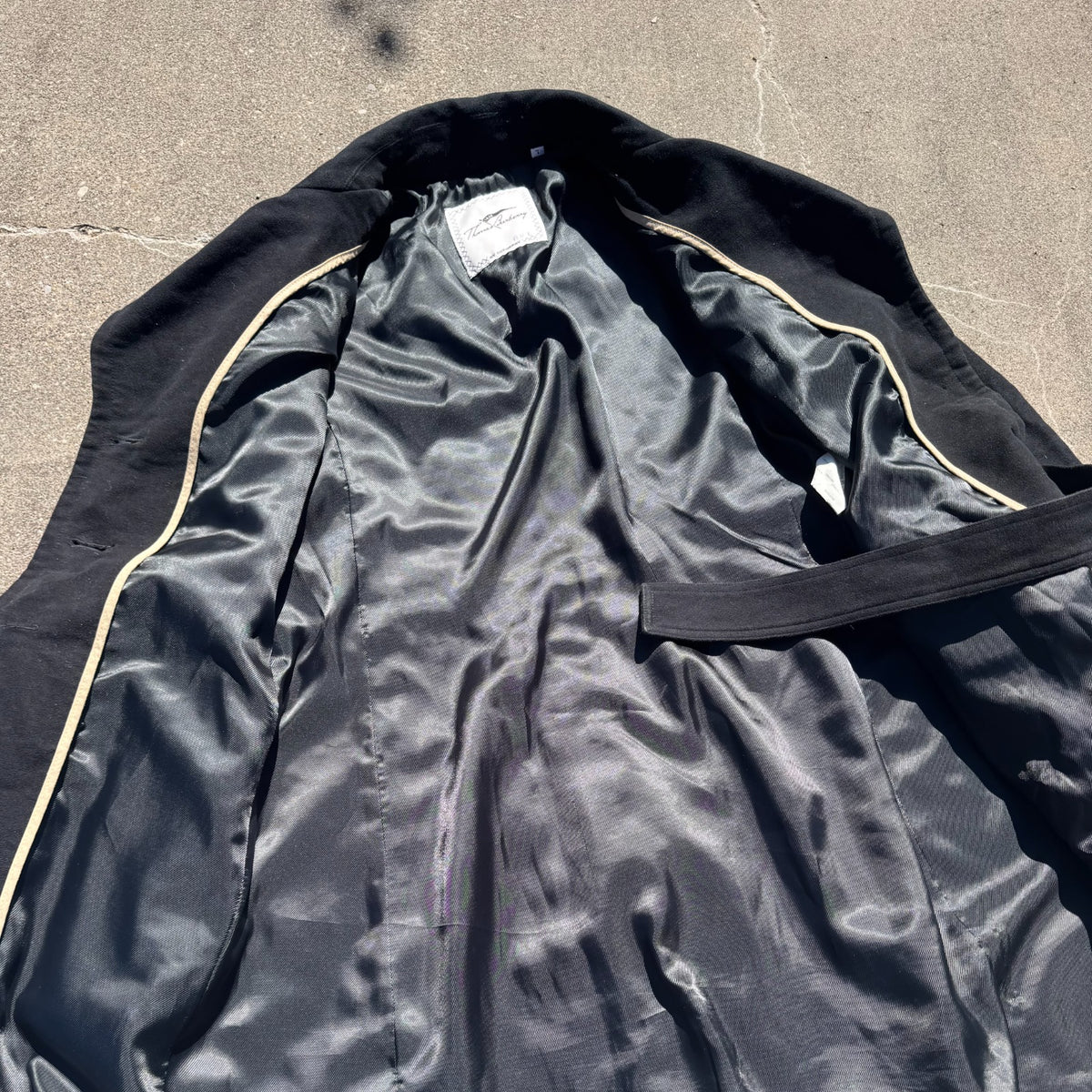 Thomas Burberry vintage black coat