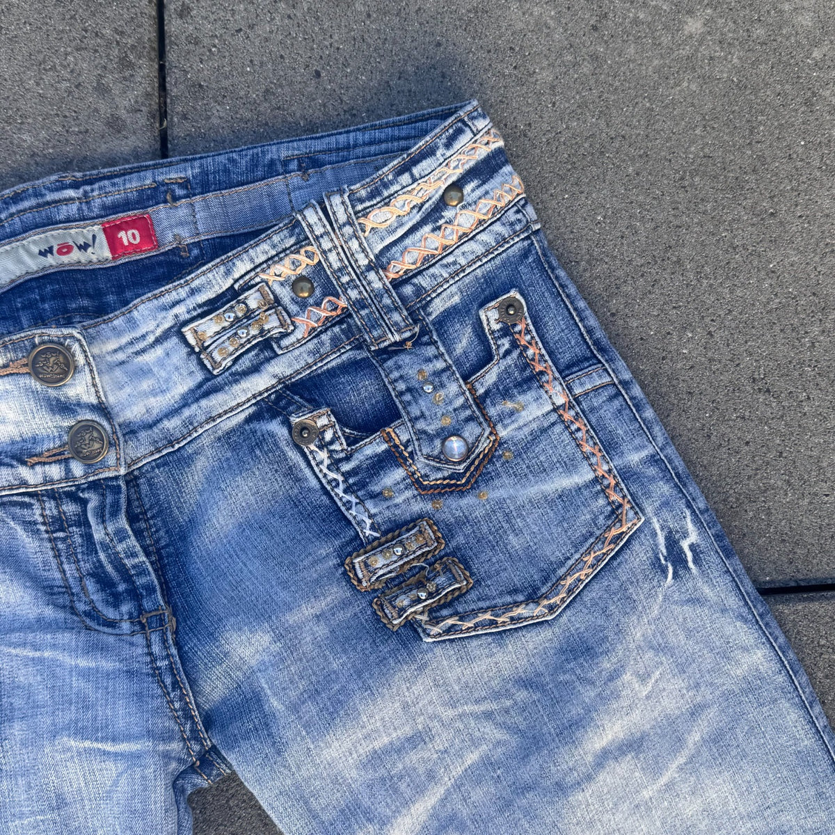 WOW Jeans Y2K bootcut low waist jeans
