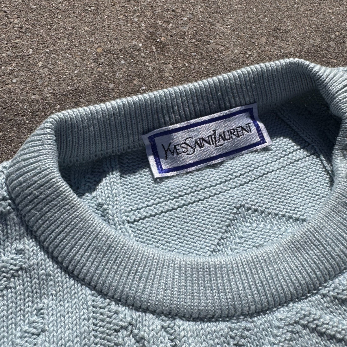 Yves Saint Laurent vintage sailing knit sweatshirt