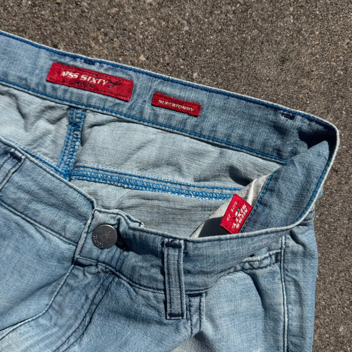 Miss Sixty wide leg Supertommy light jeans