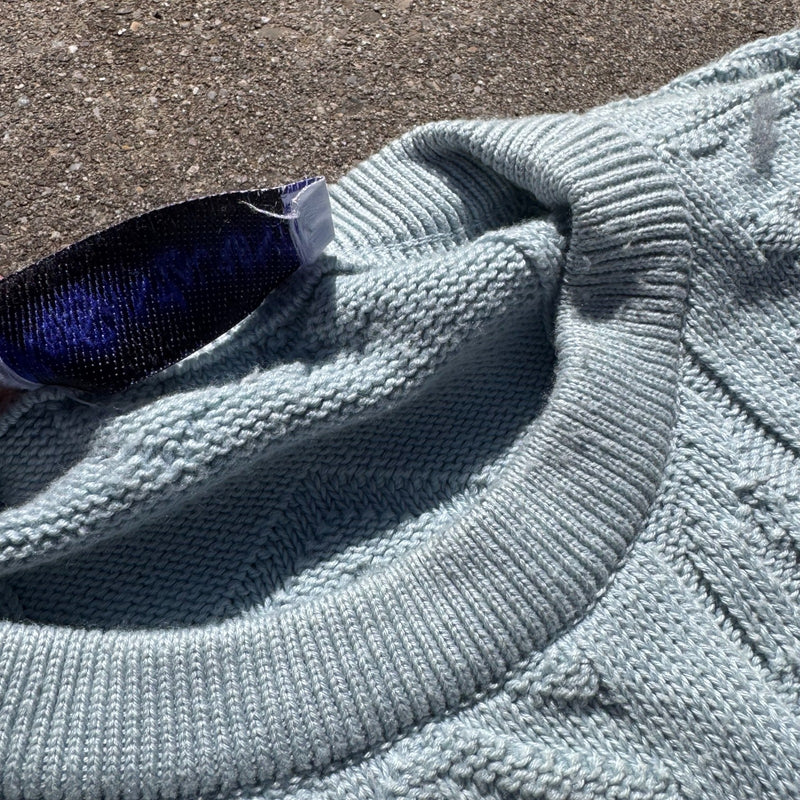 Detailansicht: Sourced limited accessories and clothes Yves Saint Laurent vintage sailing knit sweatshirt – Logo, Nähte oder Material