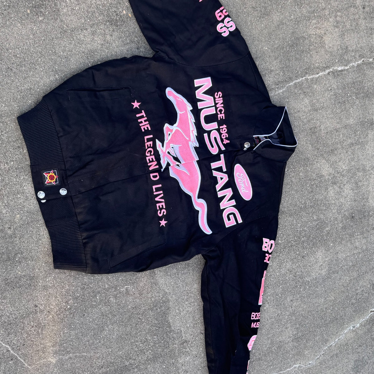 Ford Mustang streetwear 00s racing jacket