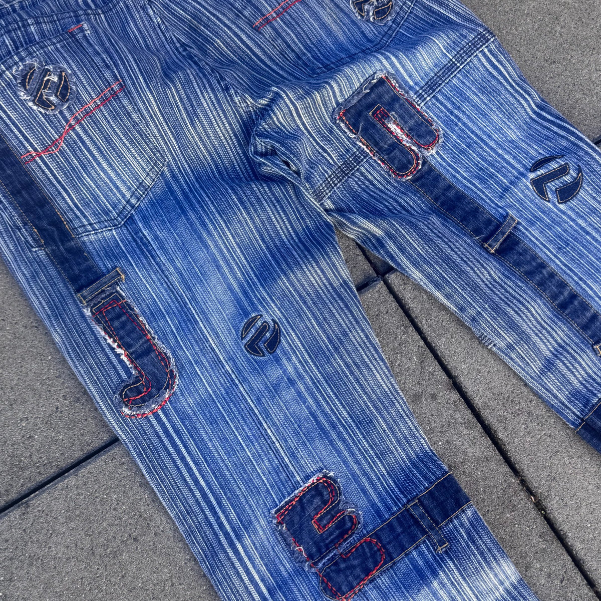 Pepe Jeans Y2K bootcut embroidered designer jeans