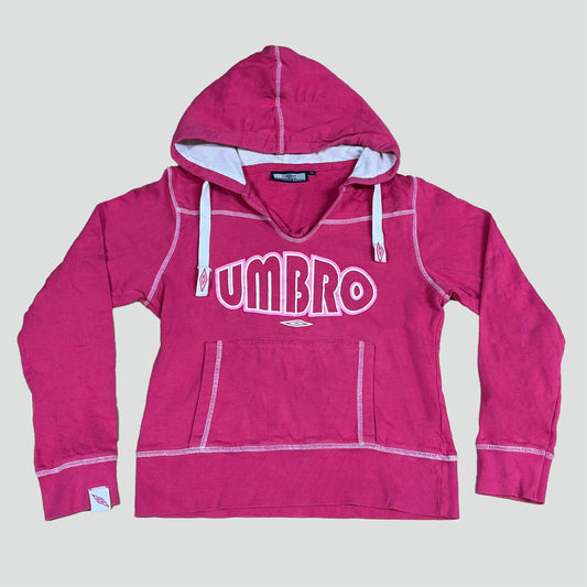 Pink Umbro hoodie cottage core