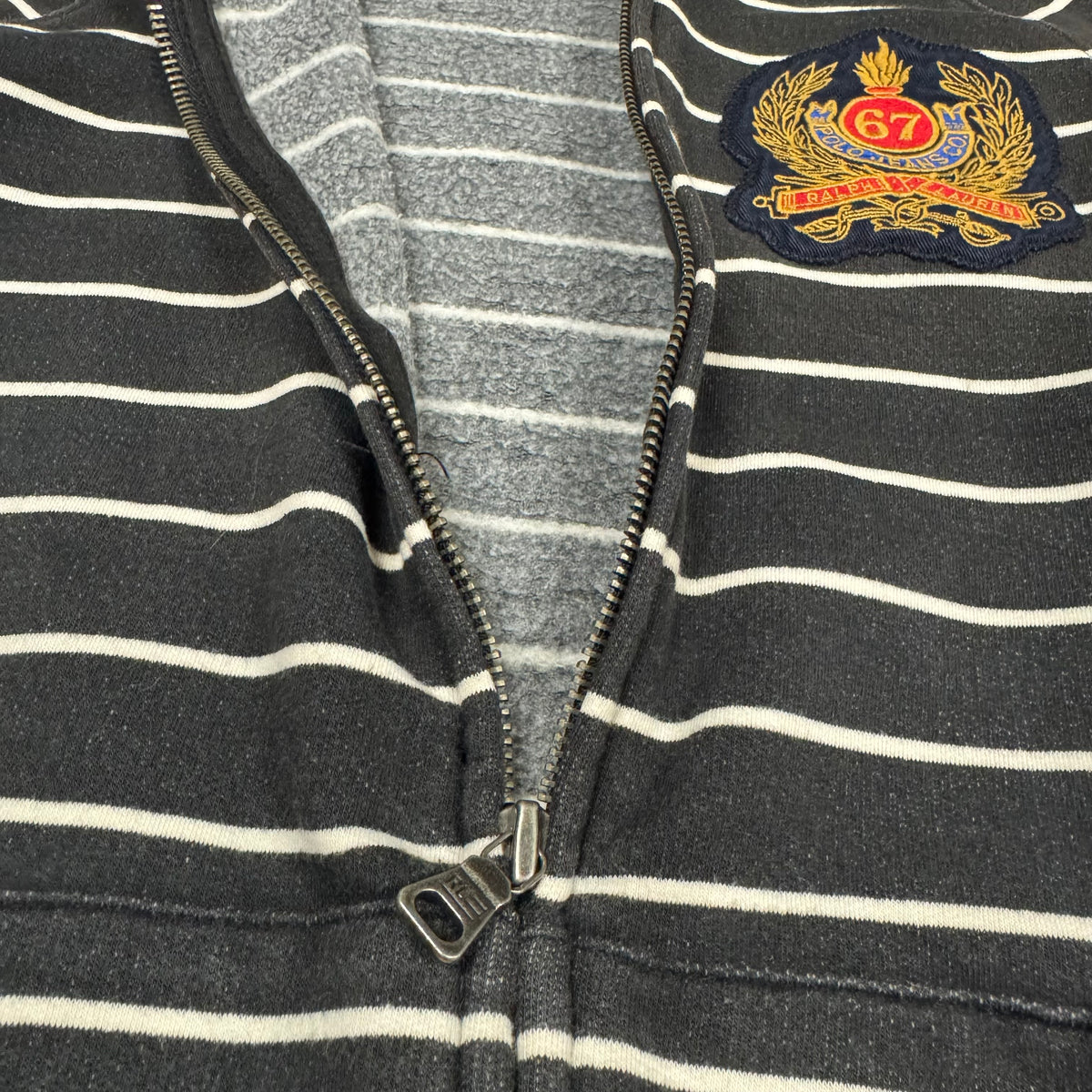 Polo Jeans Co. by Ralph Lauren striped zip-up hoodie – Close-up 3