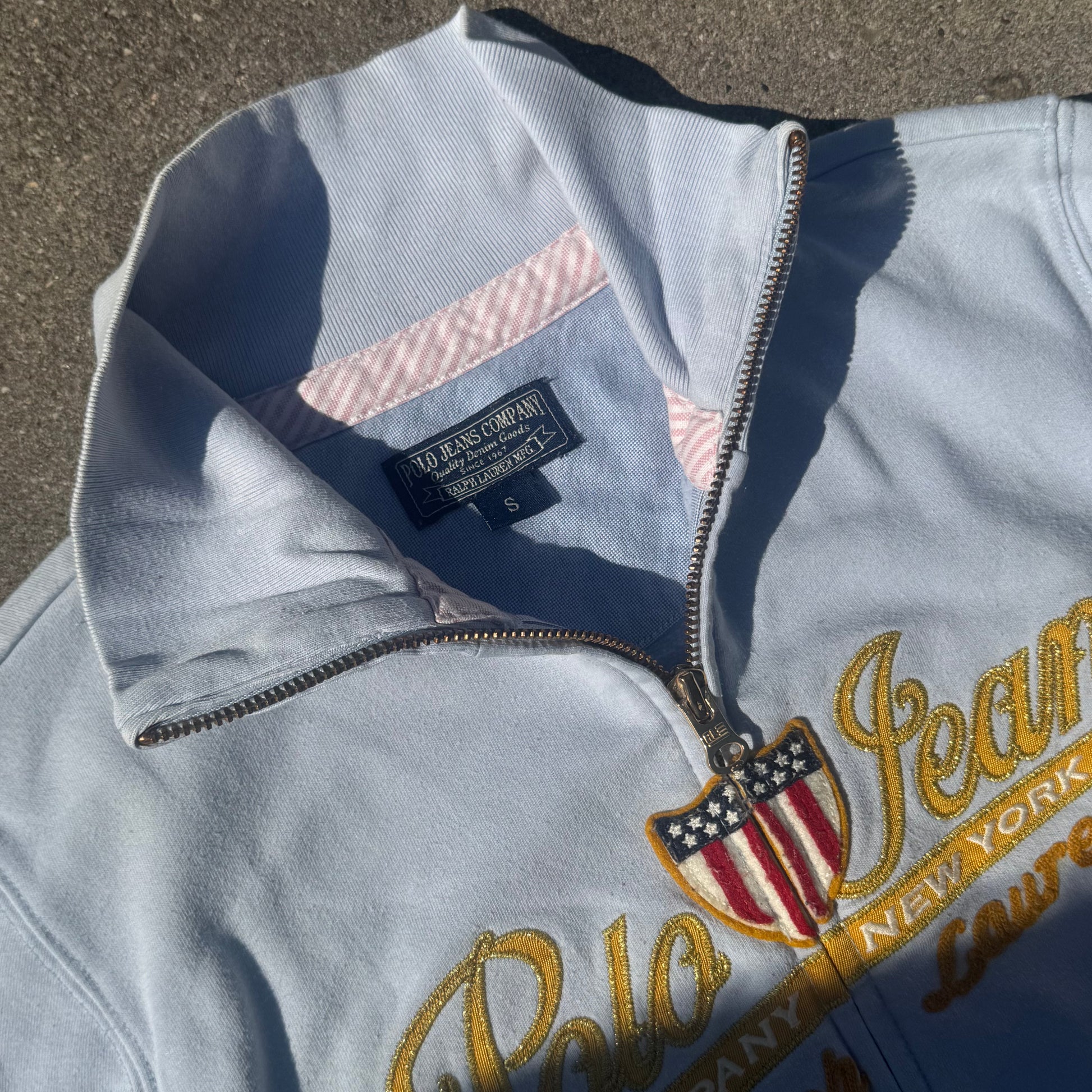 Polo Jeans Co. New York vintage zip-up jacke – Close-up 2