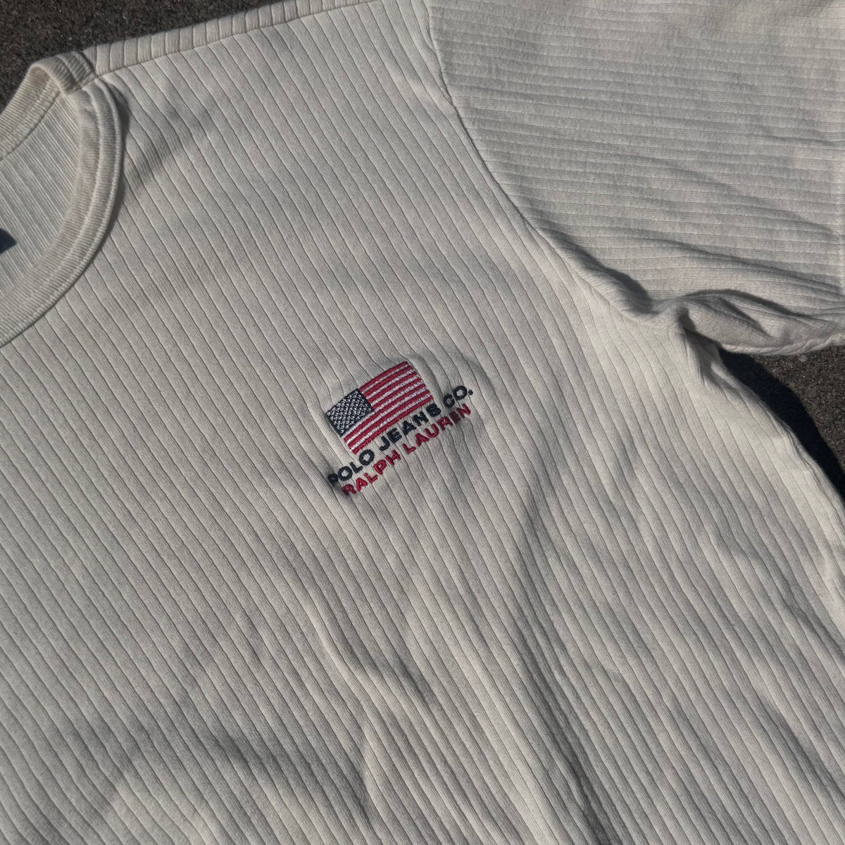Polo Jeans Ralph Lauren white T-shirt – Close-up 2
