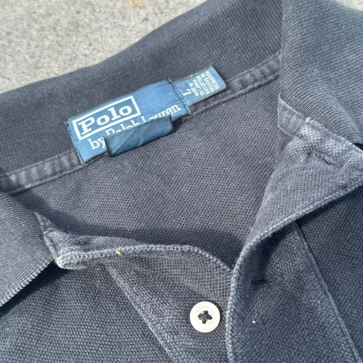 Polo Ralph Lauren big pony black poloshirt – Close-up 1