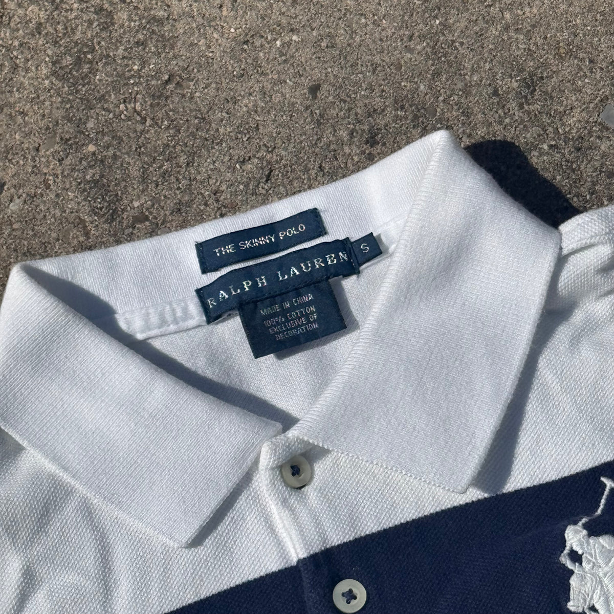 Polo Ralph Lauren Big Pony striped women's polo – Close-up 2