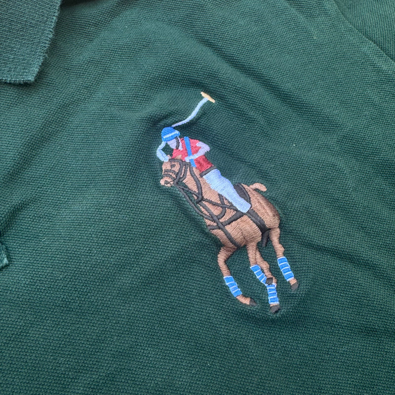 Detailansicht: Sourced limited accessories and clothes Polo Ralph Lauren Big Pony vintage polo – Logo, Nähte oder Material