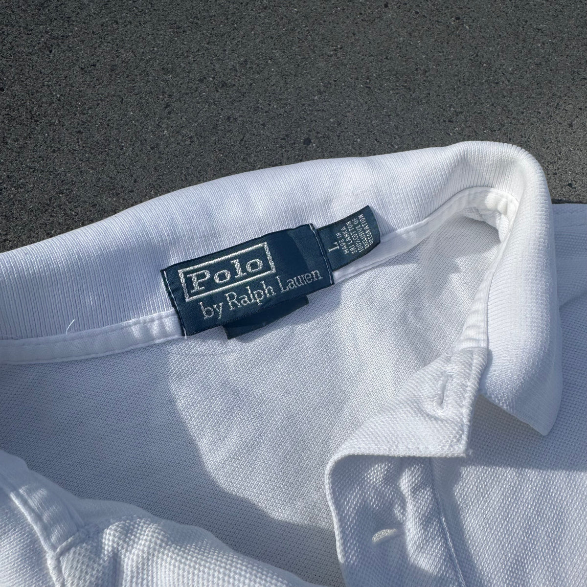 Polo Ralph Lauren Big Pony white longsleeve – Close-up 2