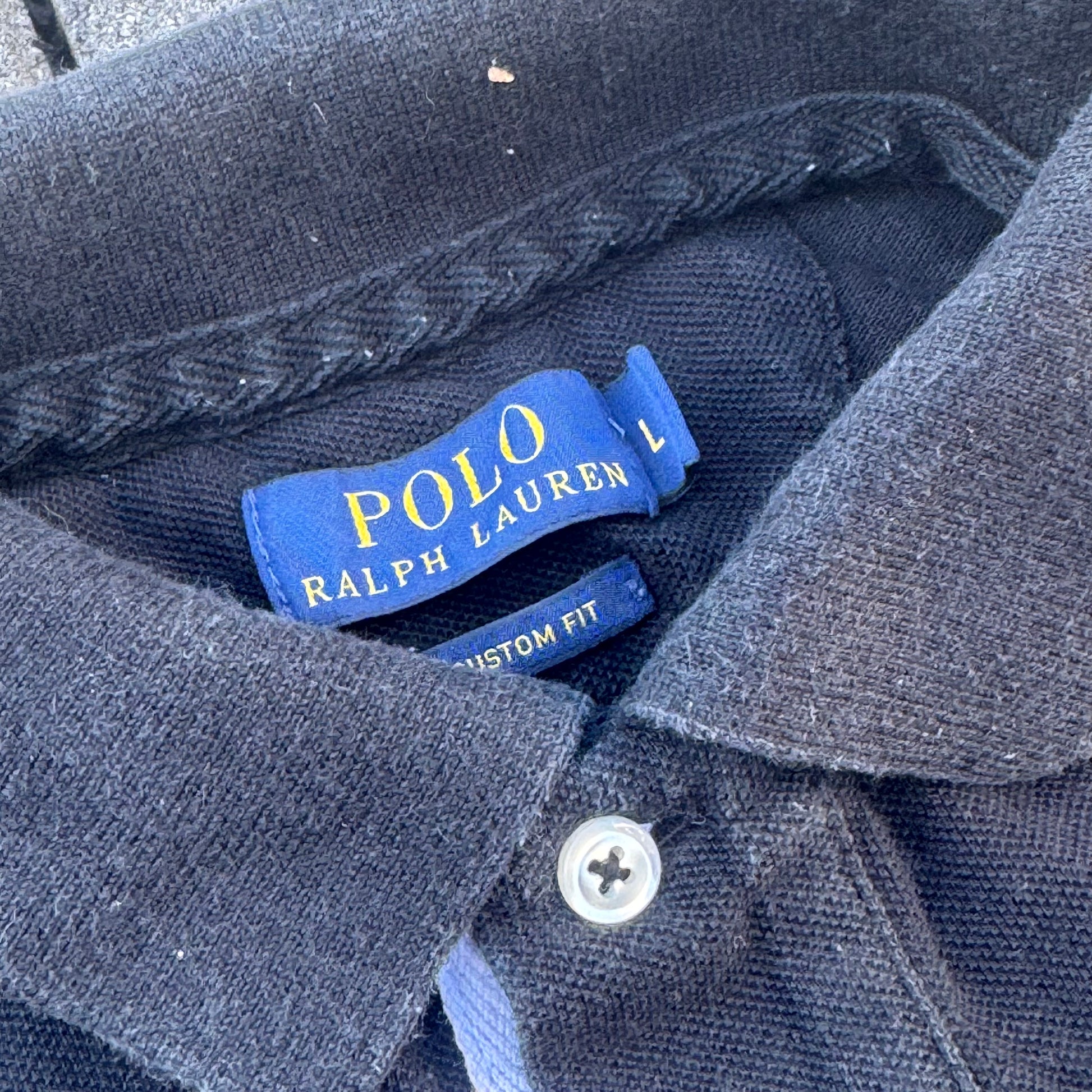 Polo Ralph Lauren black streetwear shirt – Close-up 2