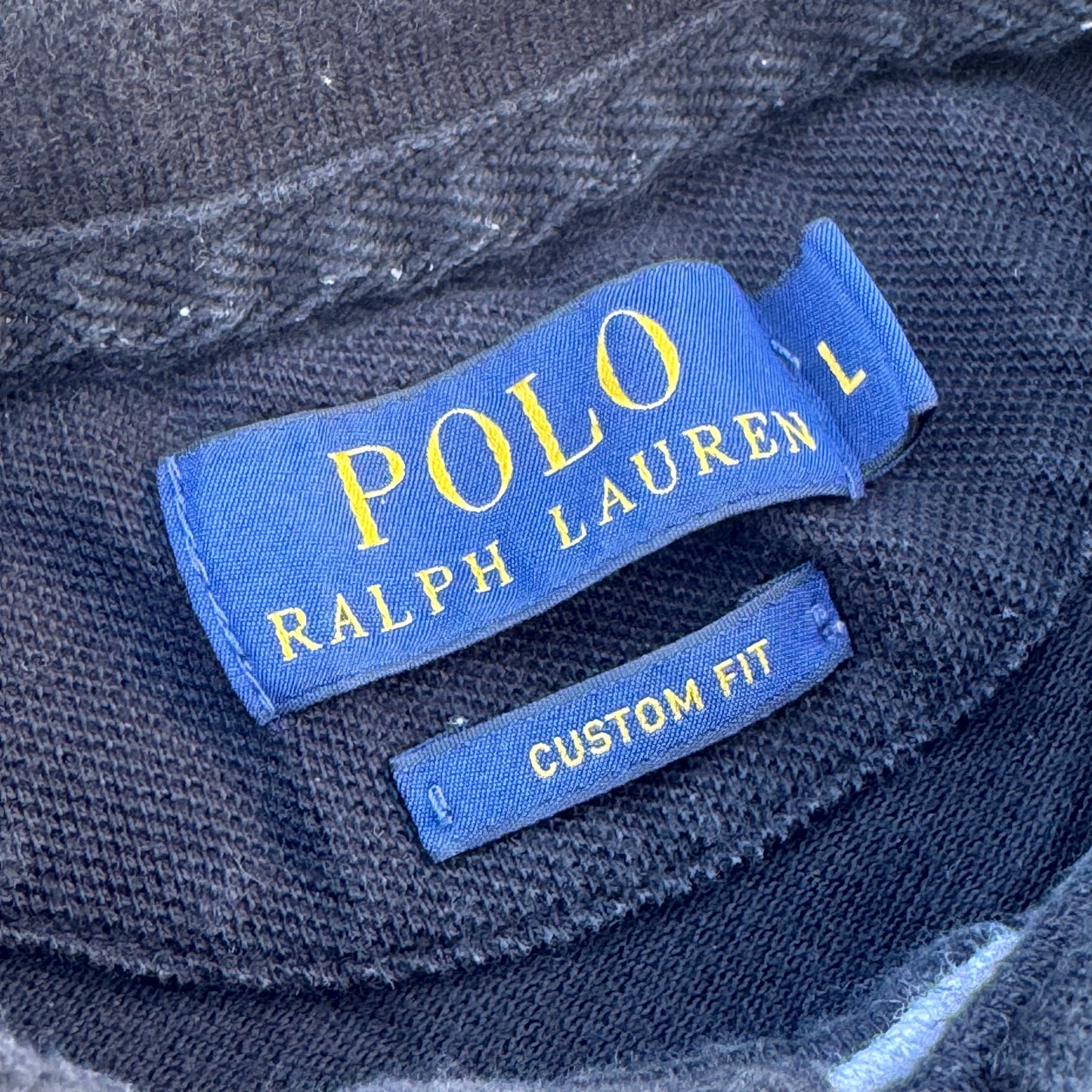Polo Ralph Lauren black streetwear shirt – Close-up 3