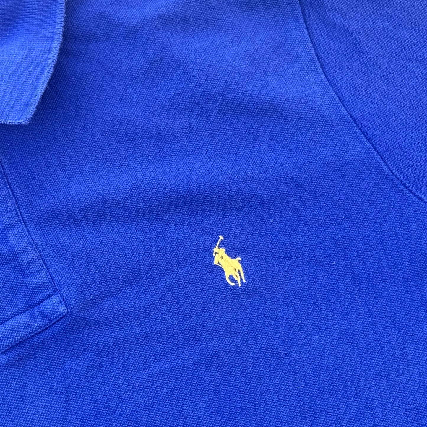 Polo Ralph Lauren blue classic poloshirt – Close-up 2