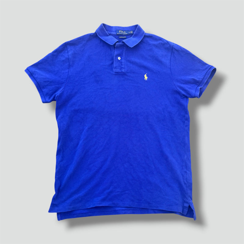 Sourced limited accessories and clothes Polo Ralph Lauren blue classic poloshirt – Secondhand Streetwear